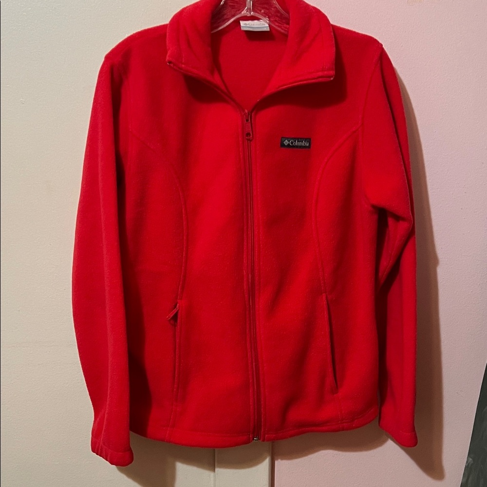 Columbia sports wear Vibrant Red Fleece Jacket - Picture 3 of 7